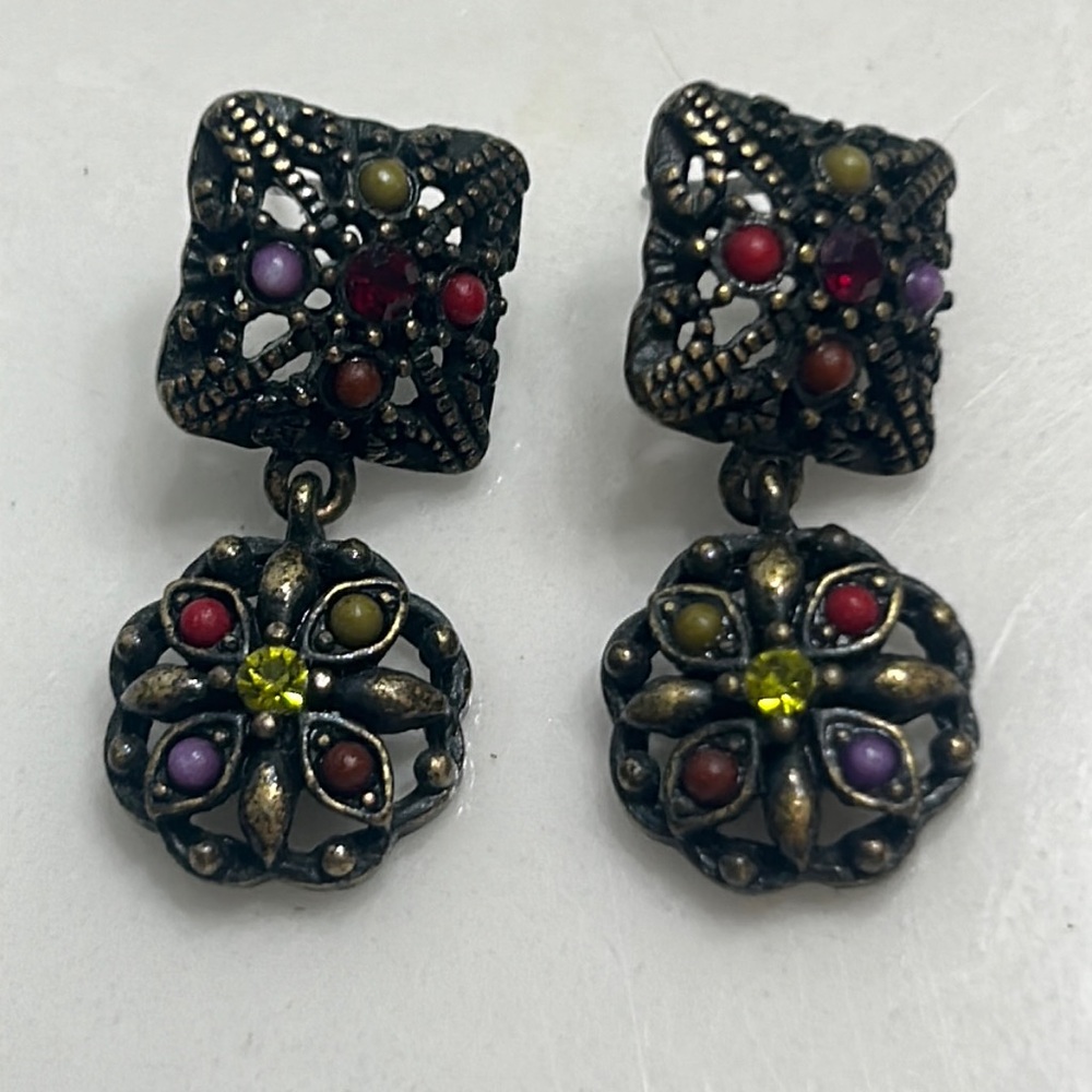 Premier Designs Multicolor Vintage Earrings